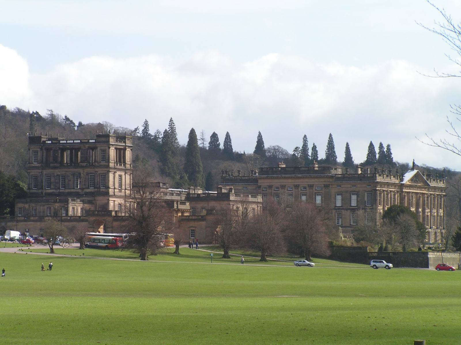 Chatsworth House, Derbyshire, the Baroque south front