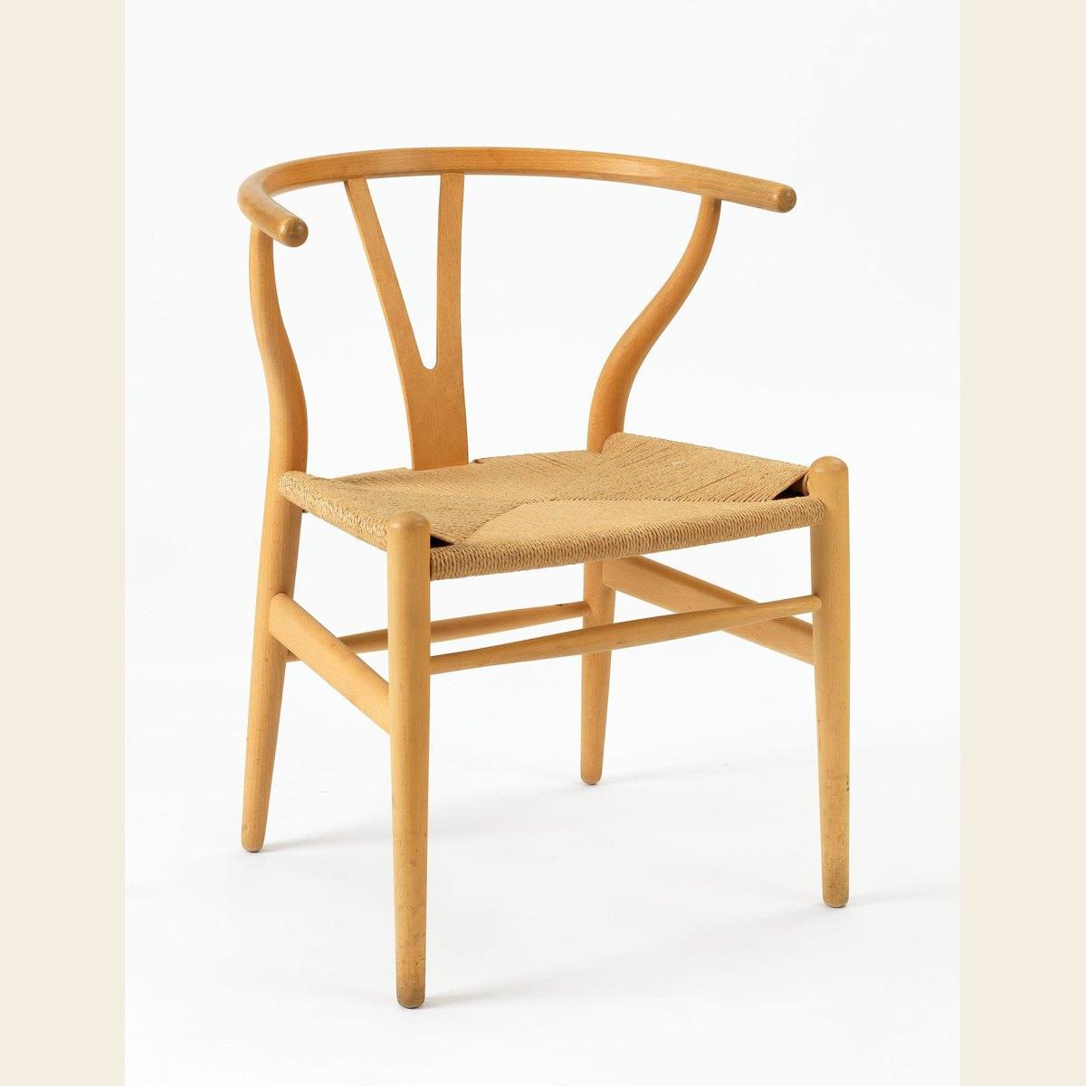 CH24 Wishbone Chair in oiled oak with hand-woven paper cord seat