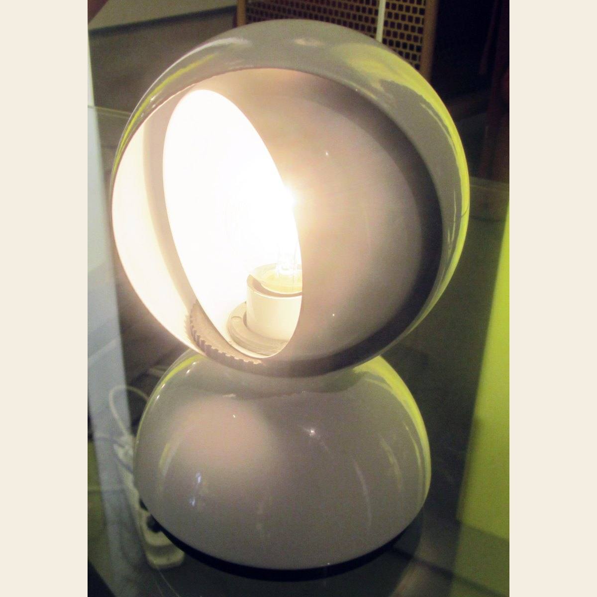 The Eclisse lamp by Vico Magistretti, shown at the Triennale Design Museum in Milan