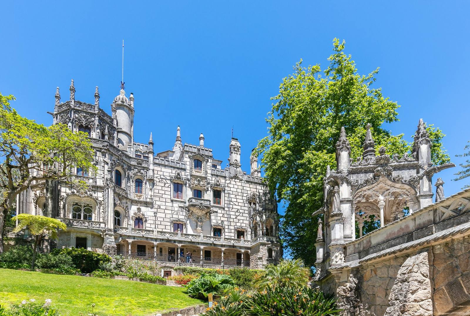Quinta da Regaleira palace, Sintra, the romantic revival palace of 1904 to 1910