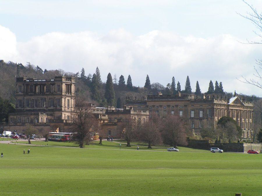 Chatsworth House, Derbyshire, the Baroque south front